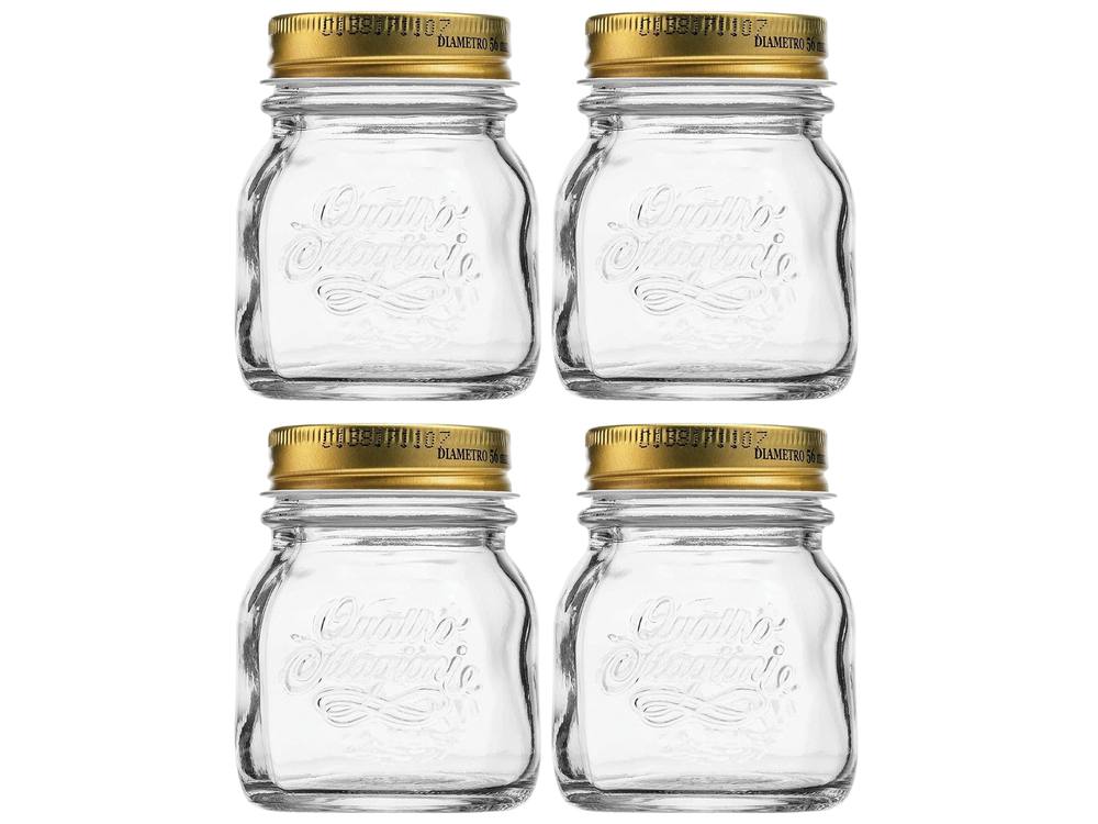 Bormioli Rocco Weckpot Quattro Stagioni - ø 7,5 cm / 150 ml - 4 Stück