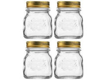 Bormioli Rocco Weckpot Quattro Stagioni - ø 7,5 cm / 150 ml - 4 Stück