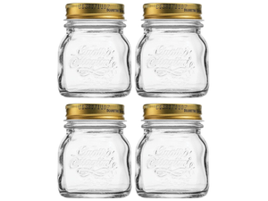 Bormioli Rocco Weckpot Quattro Stagioni - ø 7,5 cm / 150 ml - 4 Stück