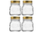 Bormioli Rocco Weckpot Quattro Stagioni - ø 7,5 cm / 150 ml - 4 Stück