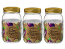 Bormioli Rocco Weckpot Quattro Stagioni - ø 8,6 cm / 1 Liter - 3 Stück