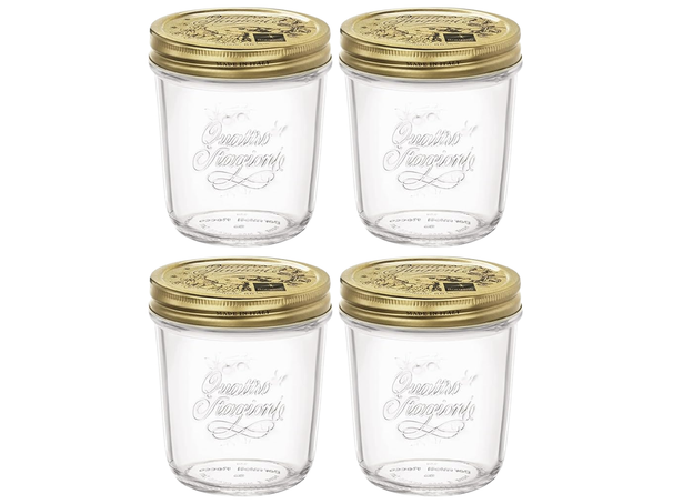 Bormioli Rocco Weckpot Quattro Stagioni - ø 9 cm / 320 ml - 4 Stück