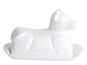 Cookinglife Butterdose Porzellan - Kuh - 20 x 12 cm