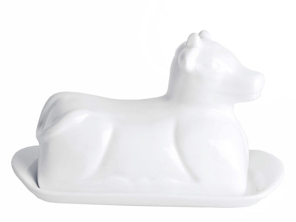 Cookinglife Butterdose Porzellan - Kuh - 20 x 12 cm