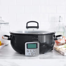 GreenPan Multikocher / Omnicooker - 5,7 Liter - Schwarz - Keramische Antihaftbeschichtung