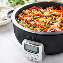 GreenPan Multikocher / Omnicooker - 5,7 Liter - Schwarz - Keramische Antihaftbeschichtung
