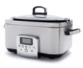 GreenPan Slowcooker - 6,0 Liter - Edelstahl - Keramische Antihaftbeschichtung