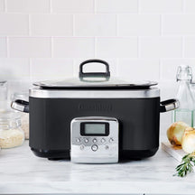 GreenPan Slowcooker - 6,0 Liter - Schwarz - Keramische Antihaftbeschichtung