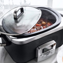 GreenPan Slowcooker - 6,0 Liter - Schwarz - Keramische Antihaftbeschichtung