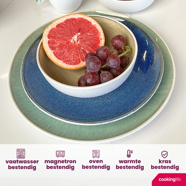 Cookinglife Speiseteller Belize ø 25 cm - 6 Stück