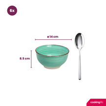 Cookinglife Suppenschalen / Schalen Delice Blau ø 14 cm - 6 Stück