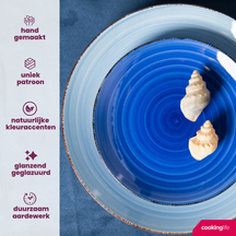 Cookinglife Eierbecher Delice Blue - 6 Stück