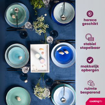 Cookinglife Becher Delice Blau 350 ml - 6 Stück