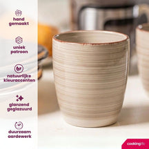Cookinglife Kaffeetassen / Senseo Tassan Delice Grau 180 ml - 6 Stück