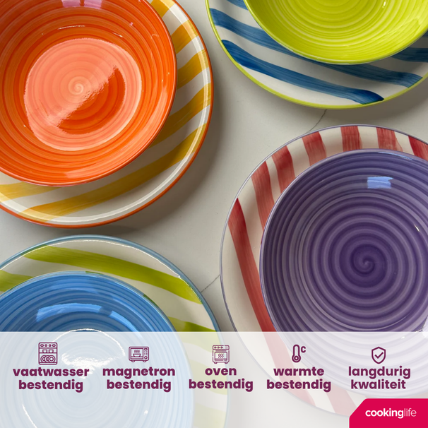Cookinglife Suppenschalen / Schalen Summer Vibes ø 14 cm - 6 Stück