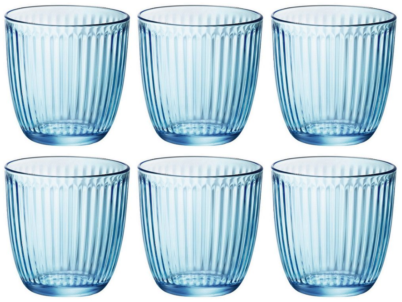 Bormioli Rocco Wassergläser Line Blau 290 ml