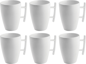 BonBistro Cappuccinotassen Yong Squito 300 ml - Weiß - 6 Stück