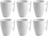 BonBistro Cappuccinotassen Yong Squito 300 ml - Weiß - 6 Stück