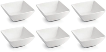 BonBistro Yong Squito Dipschalen 10 x 10 cm - Weiß - 6er-Pack