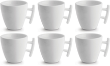 BonBistro Kaffeetasse Yong Squito 170 ml - Weiß - 6er-Pack