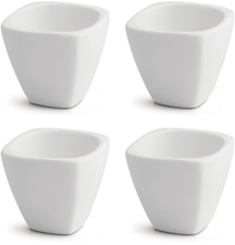 BonBistro Eierbecher Yong Squito – Weiß – 4er-Pack