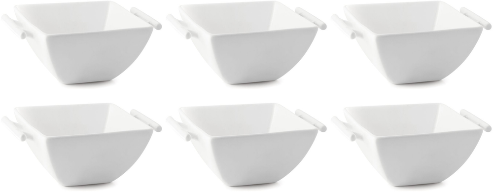 BonBistro Suppenschüsseln / Schalen Yong Squito 14 x 14 cm / 520 ml - 6 Stück