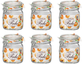 Bormioli Rocco Weckpot Fido – 10 x 10 cm / 750 ml – quadratisch – 6 Stück