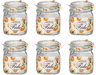 Bormioli Rocco Weckpot Fido – 10 x 10 cm / 750 ml – quadratisch – 6 Stück