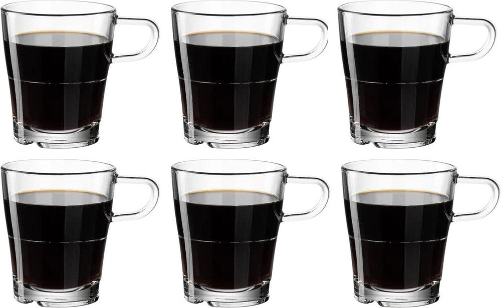 Leonardo Senso Kaffeegläser – Stapelbar – 250 ml – 6 Stück
