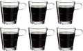 Leonardo Senso Kaffeegläser – Stapelbar – 250 ml – 6 Stück