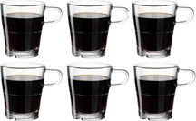 Leonardo Senso Kaffeegläser – Stapelbar – 250 ml – 6 Stück
