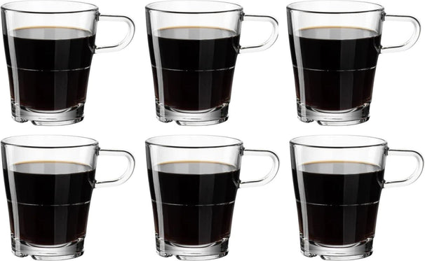 Leonardo Senso Kaffeegläser – Stapelbar – 250 ml – 6 Stück