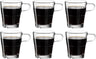 Leonardo Senso Kaffeegläser – Stapelbar – 250 ml – 6 Stück