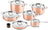 Ducq Topfset 3-Ply Copper - Kupfer 6-tlg Ø20/20/24/16/28/26 cm - Induktion