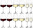 Weingläser-Set (Rotweingläser + Weißweingläser + Champagnergläser) Paladino 12-teilig