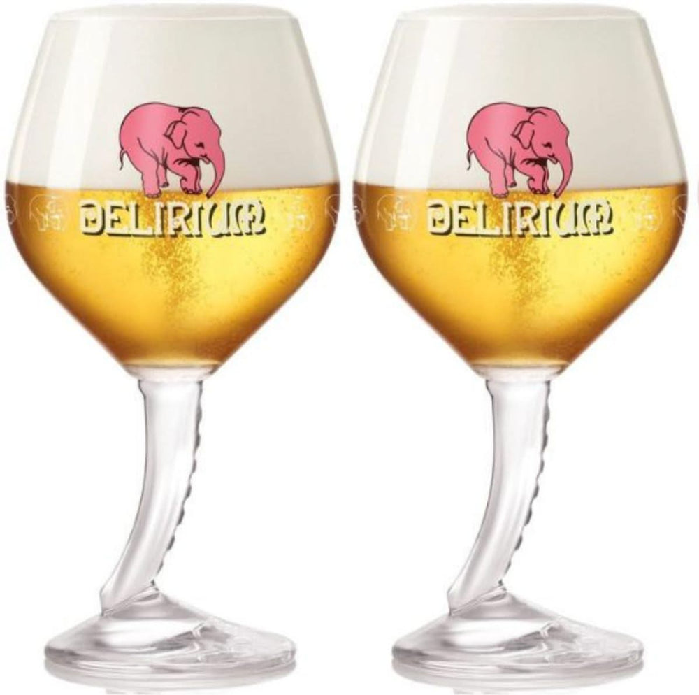 Delirium Biergläser auf Fuß - 330 ml - 2 Stück