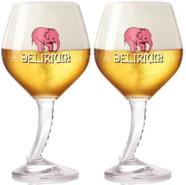 Delirium Biergläser auf Fuß - 330 ml - 2 Stück