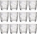 Bormioli Rocco Glas-Set - Wassergläser - Transparent - Diamant - 300 ml - 12-teilig