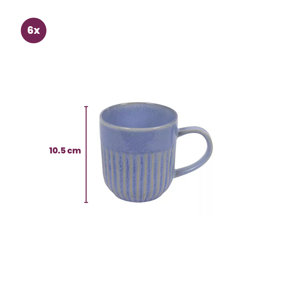 Cookinglife Tassen Aqua Maris 400 ml - 6 Stück