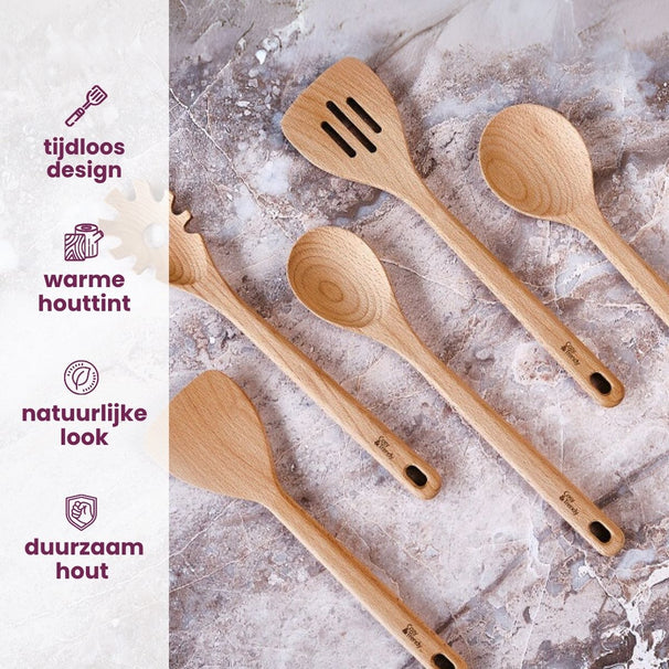 Cosy & Trendy Spaghettilöffel - Pastalöffel - Delish Eco Holz 33 cm