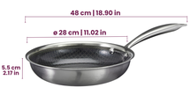 Cookinglife Bratpfanne HexaCook Hybride Pfanne ø 28 cm - NON STICK - geeignet für alle Wärmequellen - keramische Antihaftbeschichtung