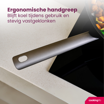 Cookinglife Bratpfannenset ProForge Ø 24 und 28 cm – geeignet für alle Wärmequellen – keramische Antihaftbeschichtung 