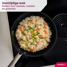Cookinglife Wokpfanne ProForge Ø 28 cm – keramische Antihaftbeschichtung – geeignet für alle Wärmequellen