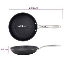 Cookinglife Bratpfanne Revolt Ø 24 cm – geeignet für alle Wärmequellen – keramische Antihaftbeschichtung