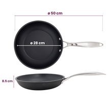 Cookinglife Bratpfanne Revolt Ø 28 cm – geeignet für alle Wärmequellen – keramische Antihaftbeschichtung