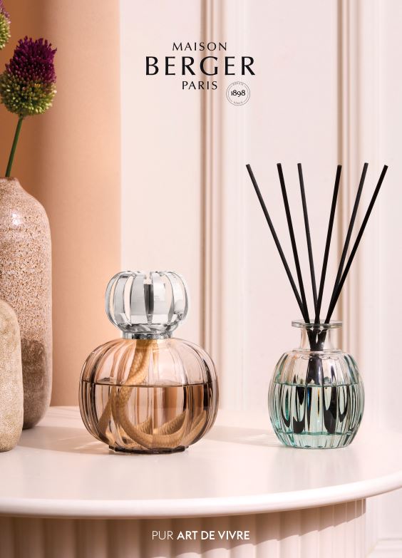 Maison Berger Duftstäbchen Glas 100 ml Grün - Raumduft Nachfüllung - Corali