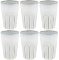 Cosy & Trendy Latte Macchiato Becher Bistro Vintage White 450 ml - 6 Stück