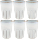 Cosy & Trendy Latte Macchiato Becher Bistro Vintage White 450 ml - 6 Stück