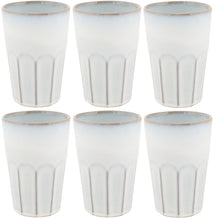 Cosy & Trendy Latte Macchiato Becher Bistro Vintage White 450 ml - 6 Stück