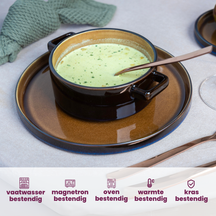 Cosy & Trendy Suppenschalen / Schalen - Quintana Green ø 13 cm / 450 ml - 4 Stück
